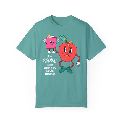 Librarian Apple Pun T-Shirt