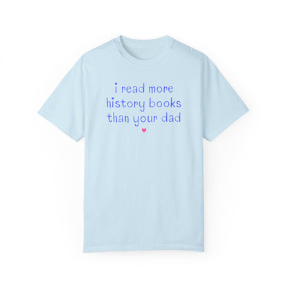 Funny Bookish Tee Shirt for History Lover
