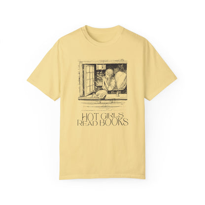 Hot Girls Read Books Tee Shirt