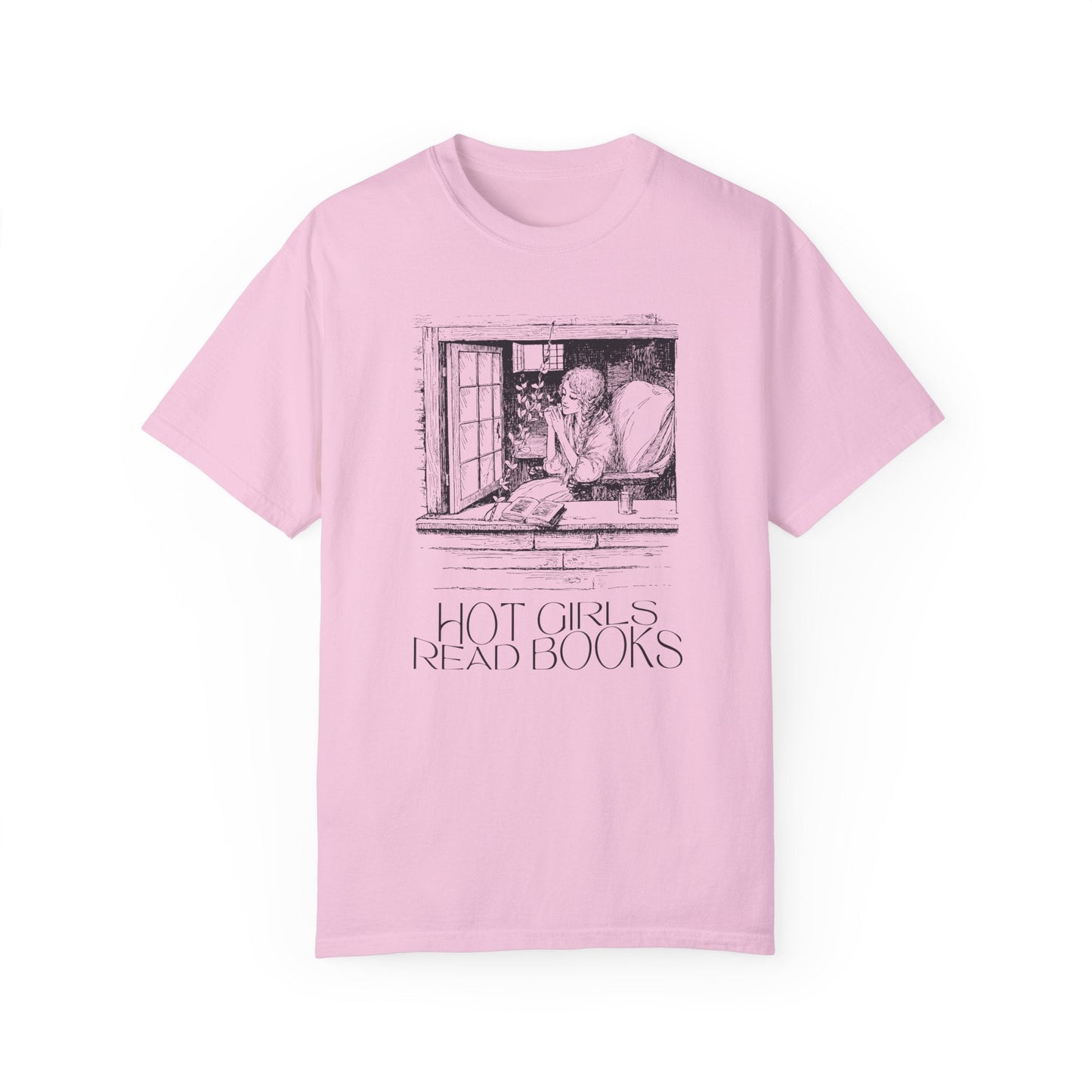 Hot Girls Read Books Tee Shirt