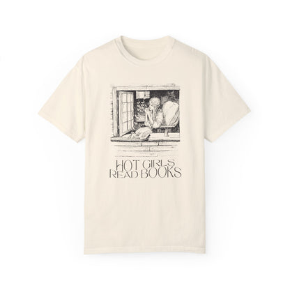 Hot Girls Read Books Tee Shirt