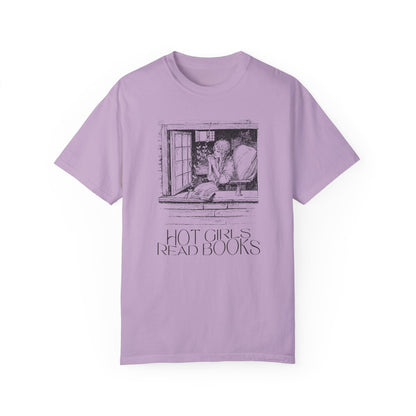 Hot Girls Read Books Tee Shirt