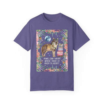 Bookish Wolf Tee Shirt