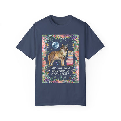 Bookish Wolf Tee Shirt