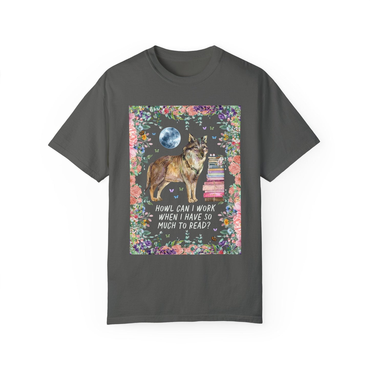 Bookish Wolf Tee Shirt