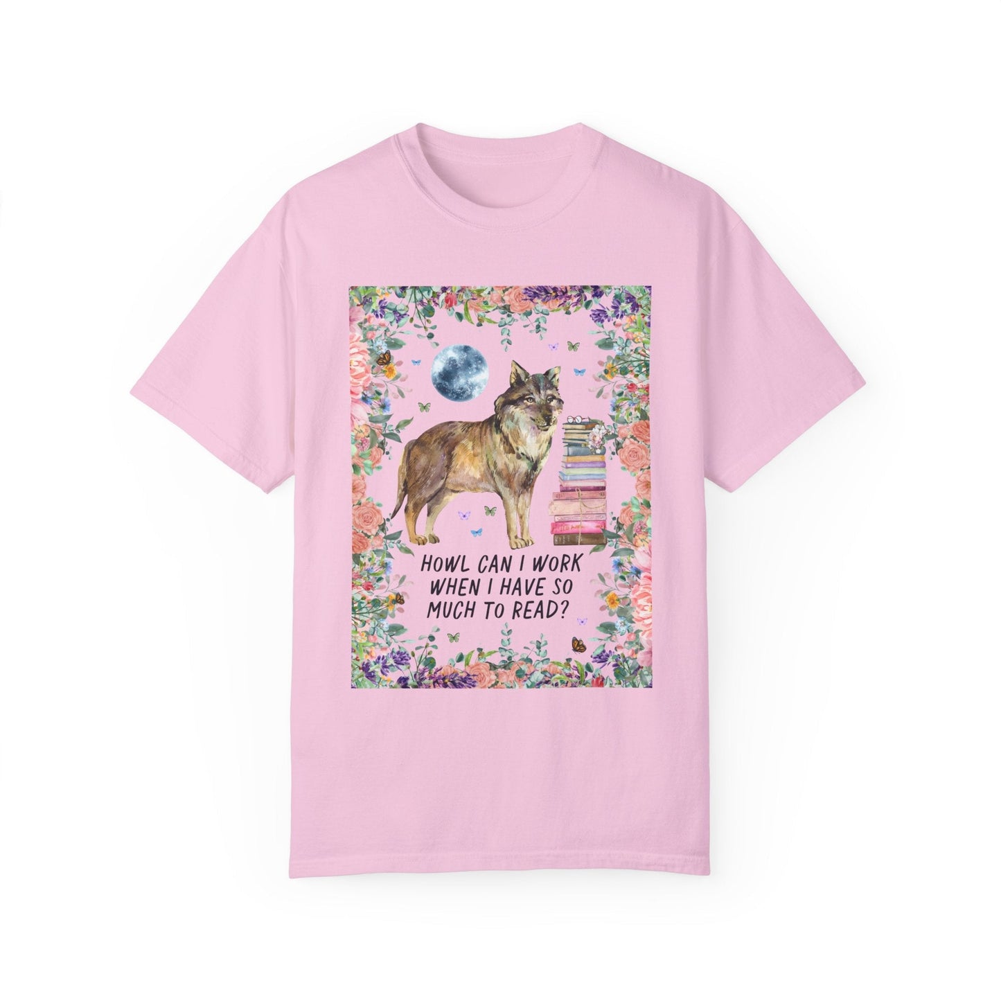 Bookish Wolf Tee Shirt
