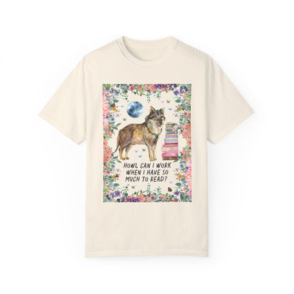 Bookish Wolf Tee Shirt