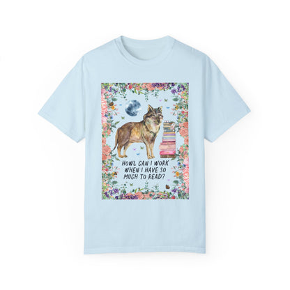 Bookish Wolf Tee Shirt