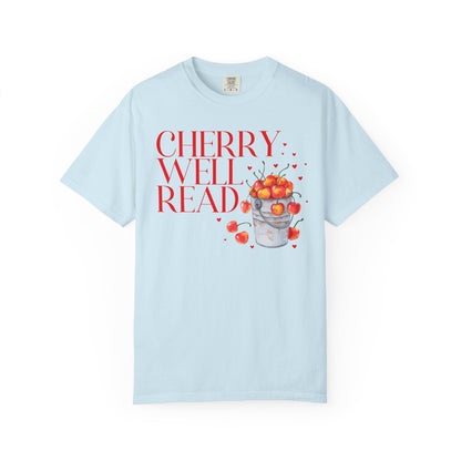 Funny Bookworm Tee Shirt: Cherry Well Read