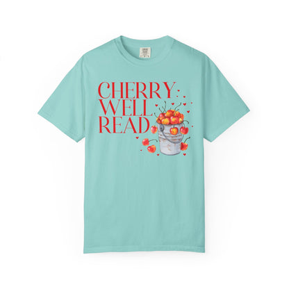 Funny Bookworm Tee Shirt: Cherry Well Read