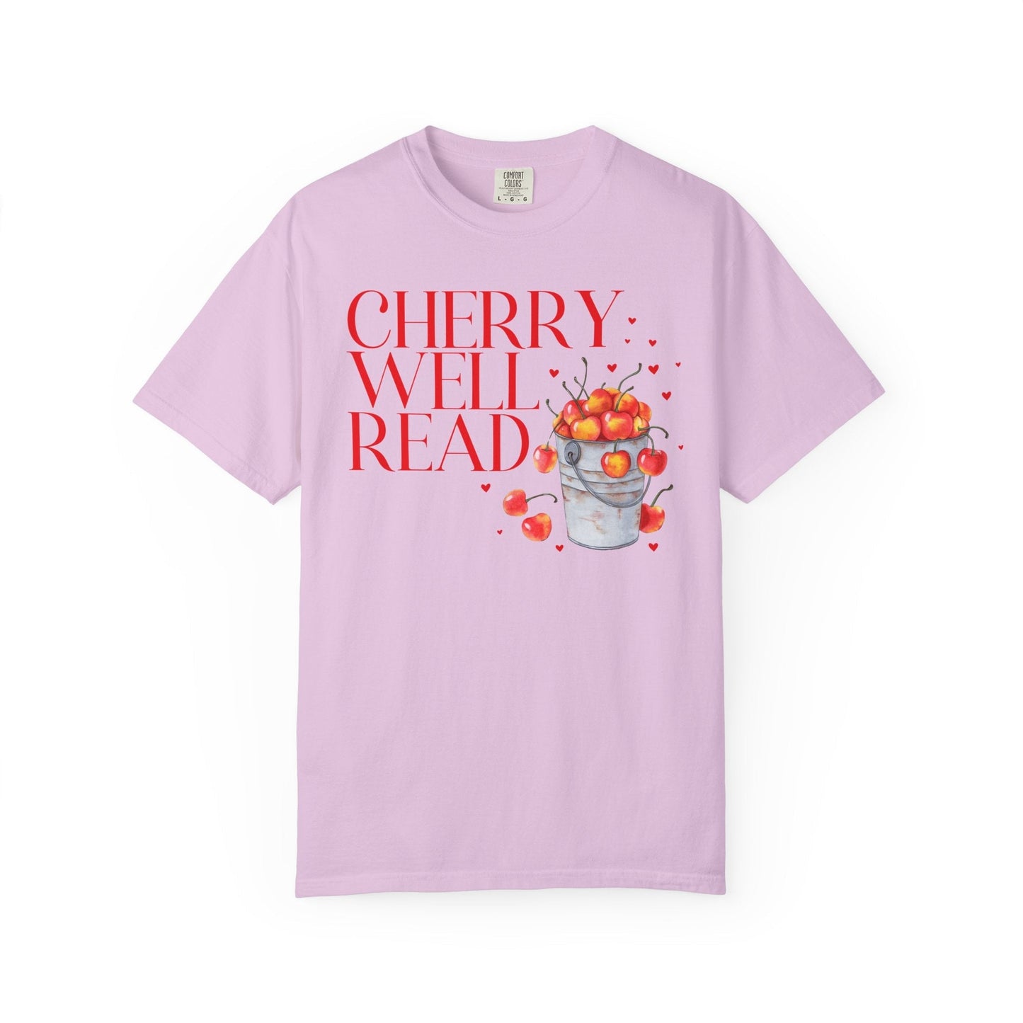 Funny Bookworm Tee Shirt: Cherry Well Read