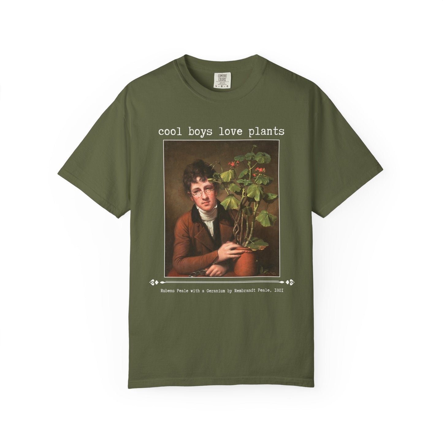 Cool Boys Love Plants Tee Shirt