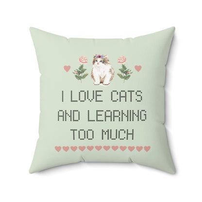 Funny Cat Mom Pillow