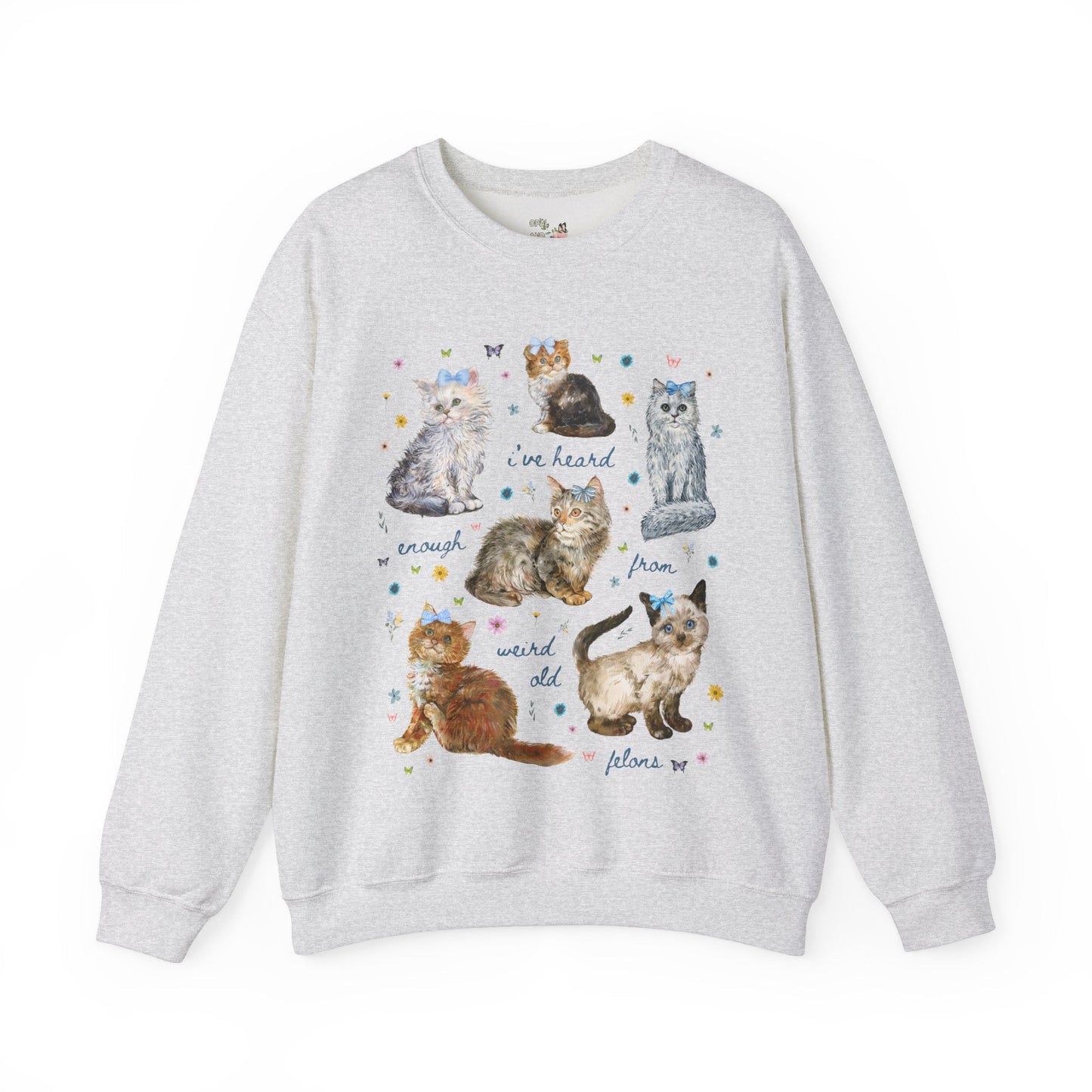 Funny Democratic Cat Lady Sweatshirt