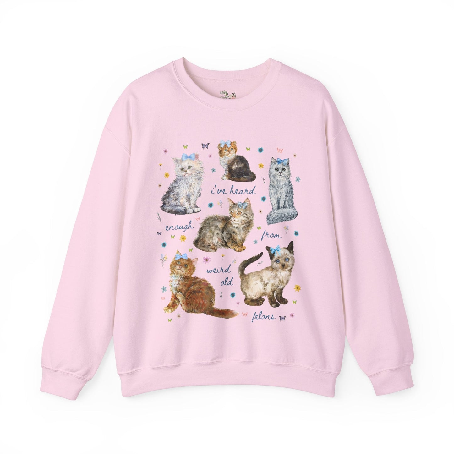Funny Democratic Cat Lady Sweatshirt