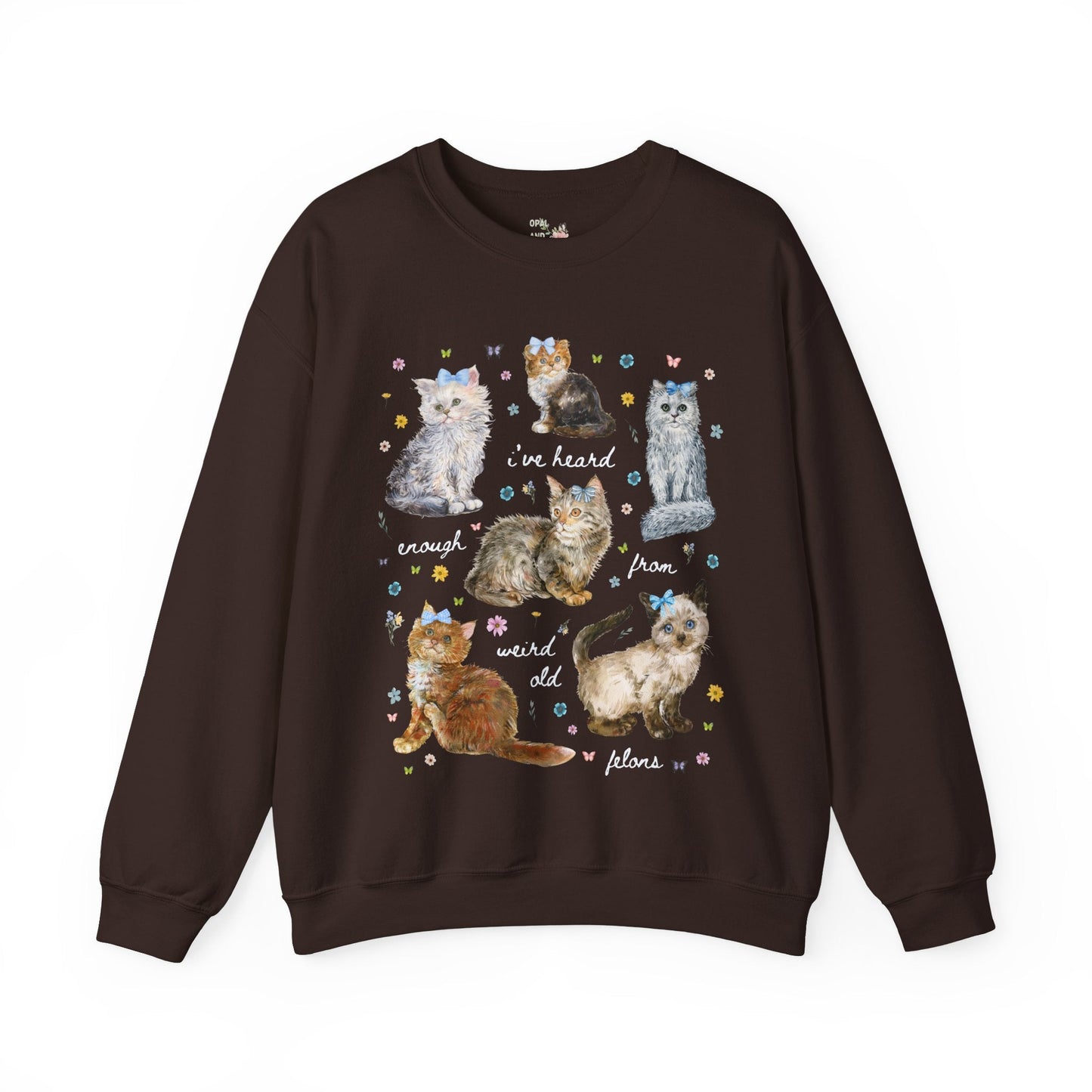 Funny Democratic Cat Lady Sweatshirt