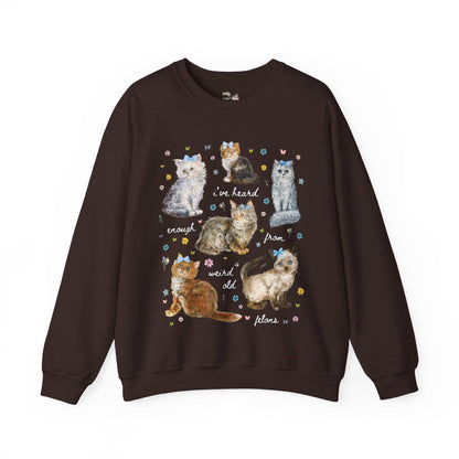 Funny Democratic Cat Lady Sweatshirt