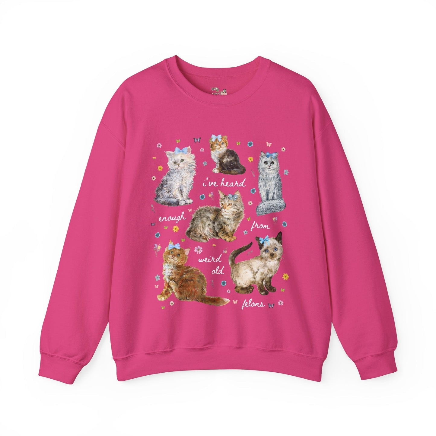 Funny Democratic Cat Lady Sweatshirt