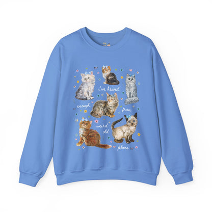 Funny Democratic Cat Lady Sweatshirt