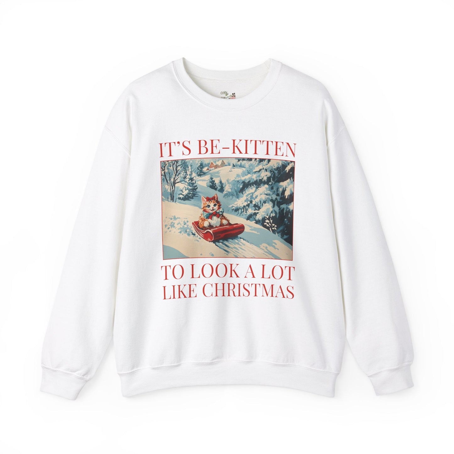 Funny Christmas Cat Lover Sweatshirt