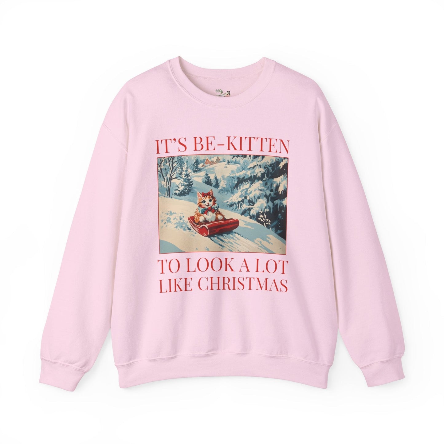 Funny Christmas Cat Lover Sweatshirt