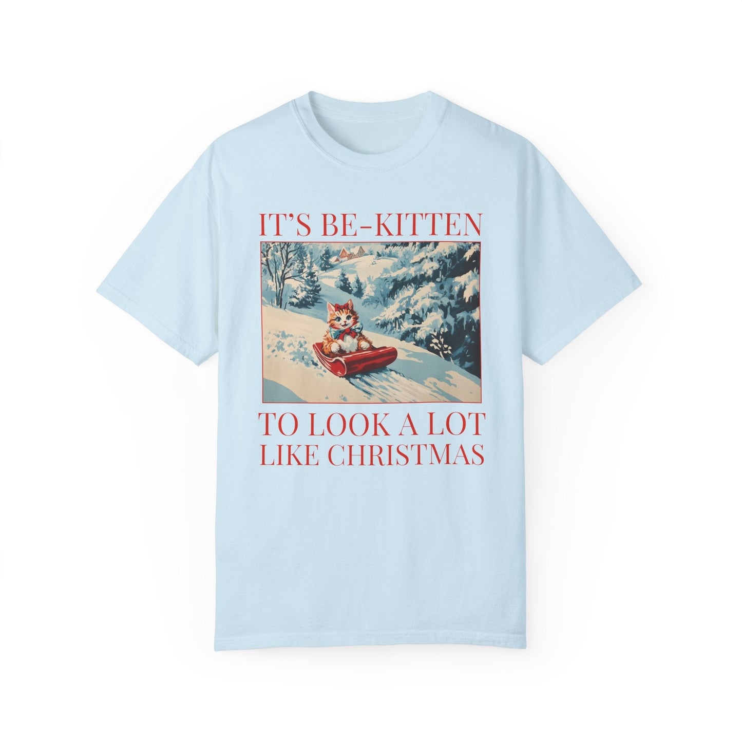 Funny Christmas Cat Lover Tee Shirt