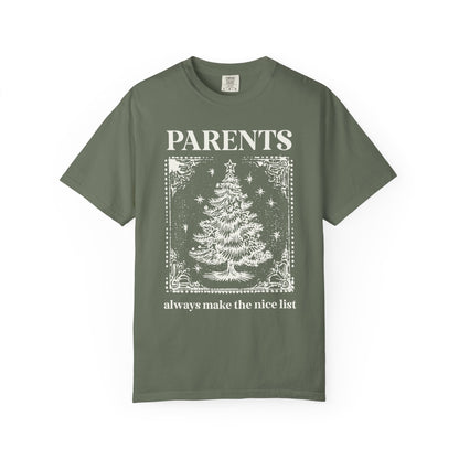 Funny Christmas Lover Tee Shirt: Always Makes the Nice List