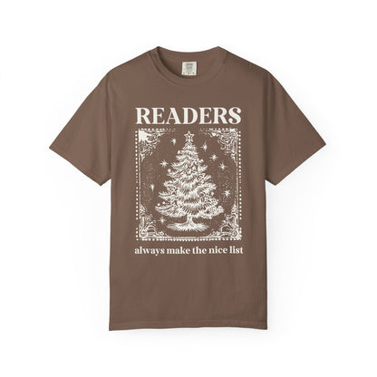 Funny Christmas Lover Tee Shirt: Always Makes the Nice List