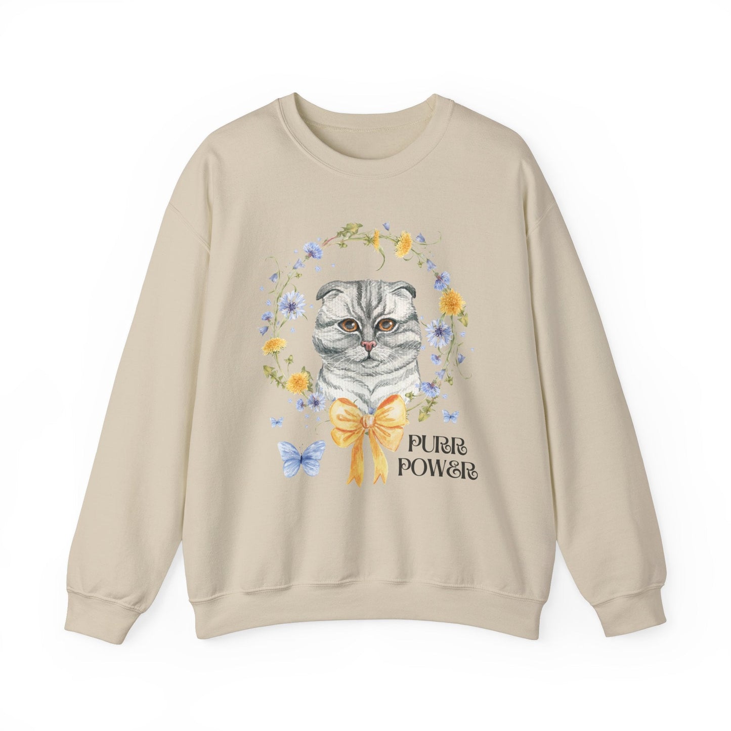 Purr Power: Cat Sweatshirt