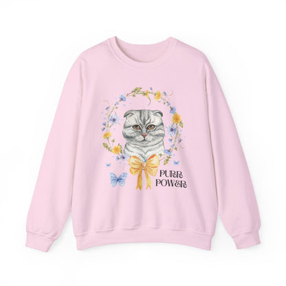 Purr Power: Cat Sweatshirt