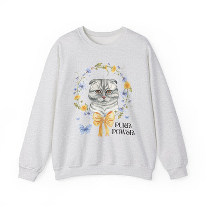 Purr Power: Cat Sweatshirt