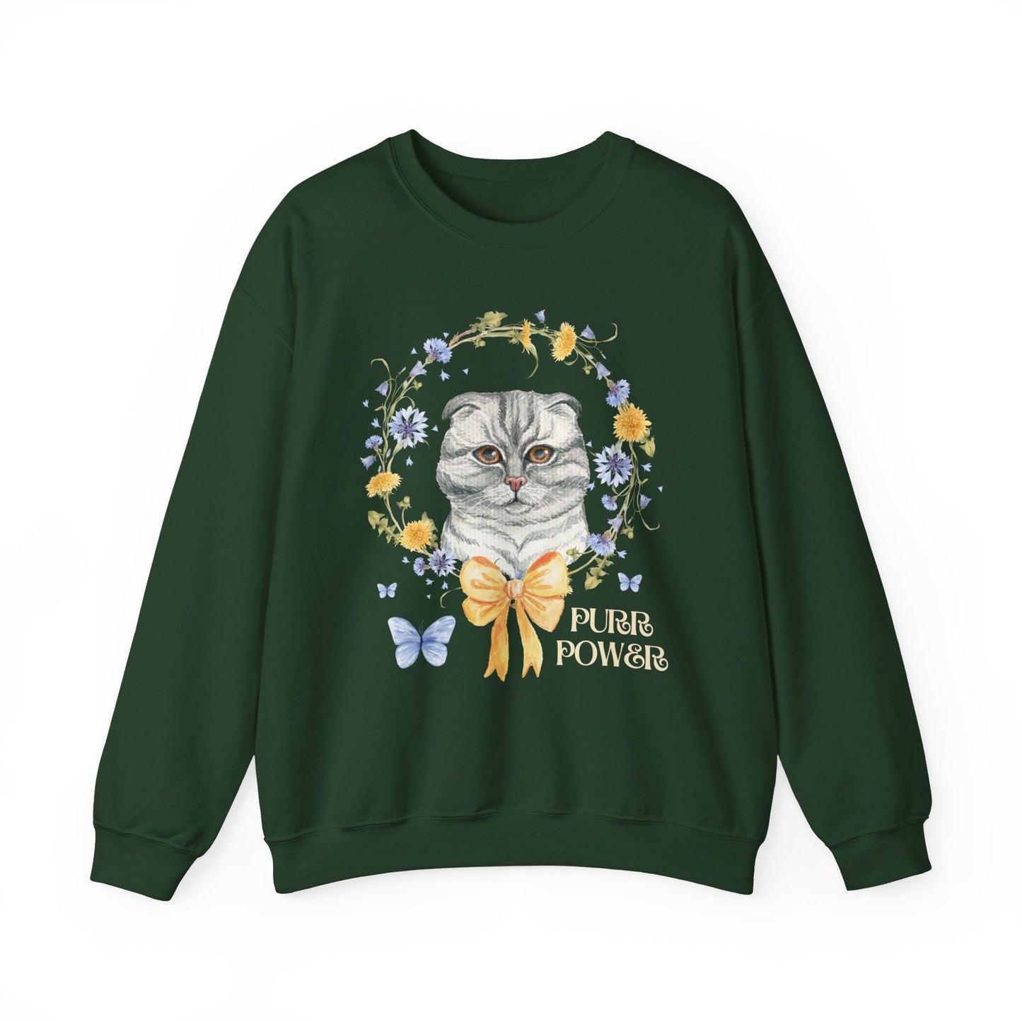 Purr Power: Cat Sweatshirt