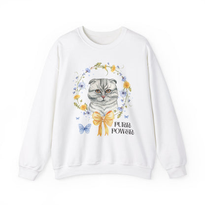 Purr Power: Cat Sweatshirt