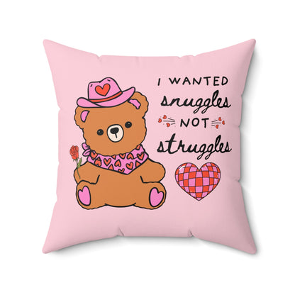 Funny Cowboy Bear Pillow