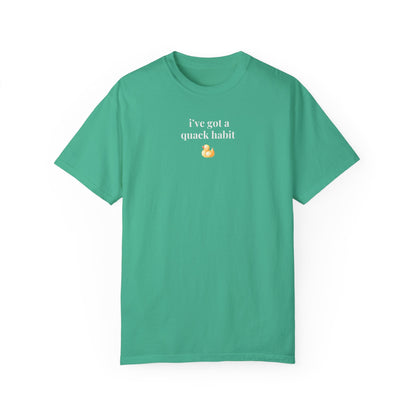 Funny Cruise Lover Tee: Quack Habit