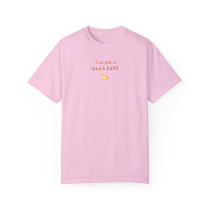 Funny Cruise Lover Tee: Quack Habit
