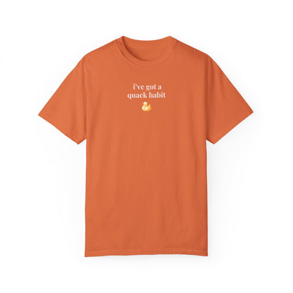 Funny Cruise Lover Tee: Quack Habit