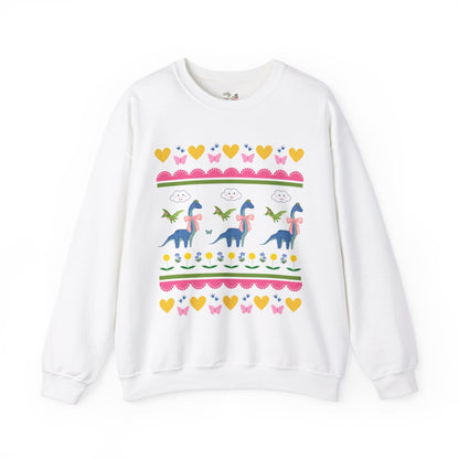 Sweatshirt: Dinos with Bows