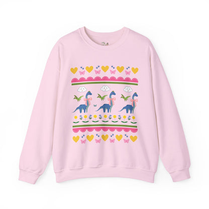 Sweatshirt: Dinos with Bows
