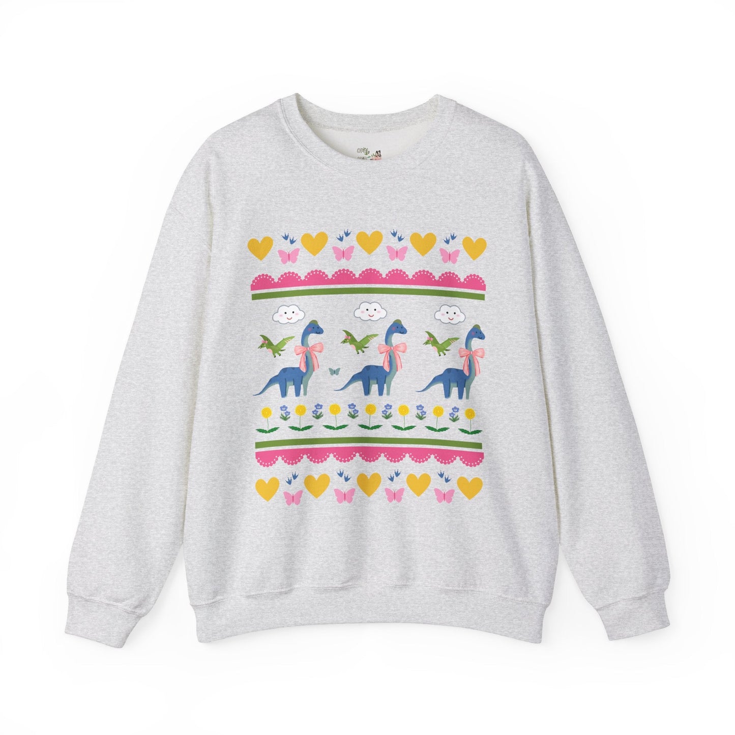 Sweatshirt: Dinos with Bows