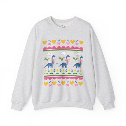 Sweatshirt: Dinos with Bows