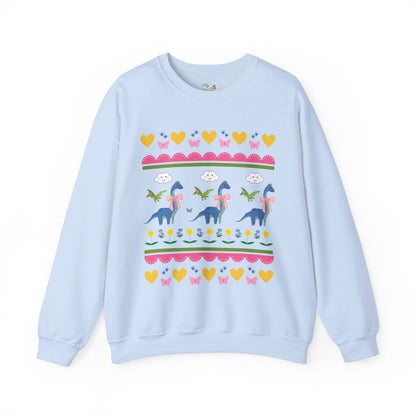 Sweatshirt: Dinos with Bows
