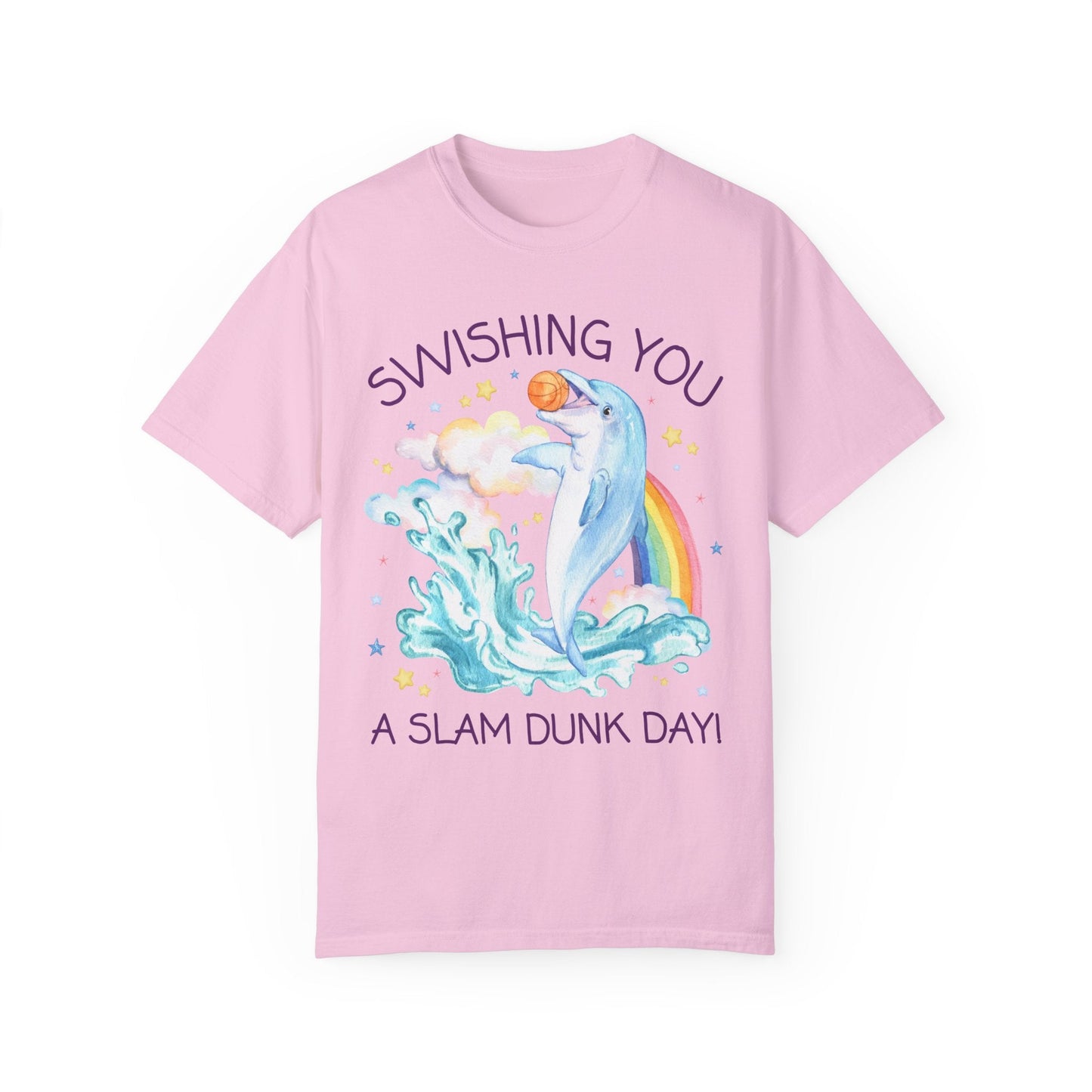 Funny Dolphin Lover Basketball T-Shirt