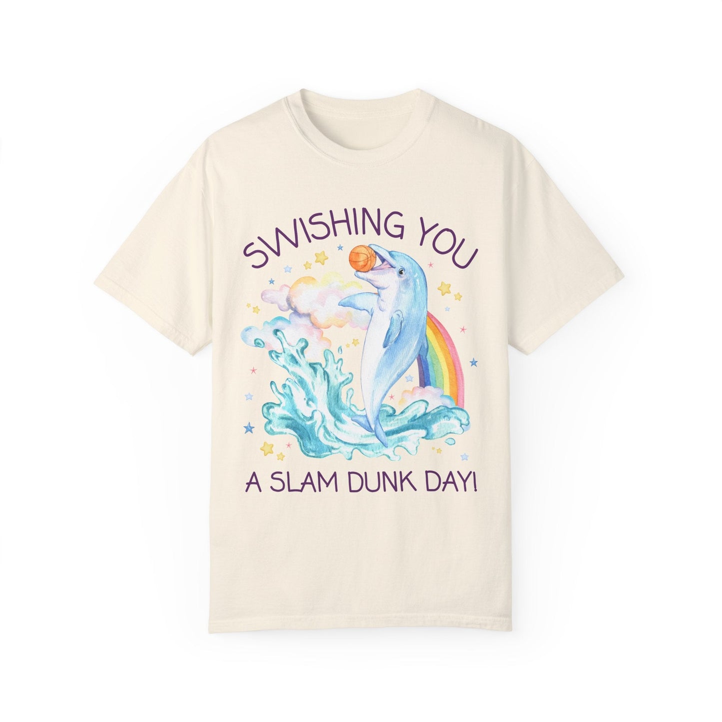 Funny Dolphin Lover Basketball T-Shirt