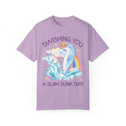 Funny Dolphin Lover Basketball T-Shirt