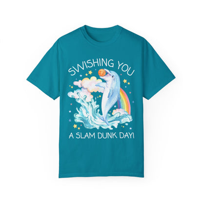 Funny Dolphin Lover Basketball T-Shirt