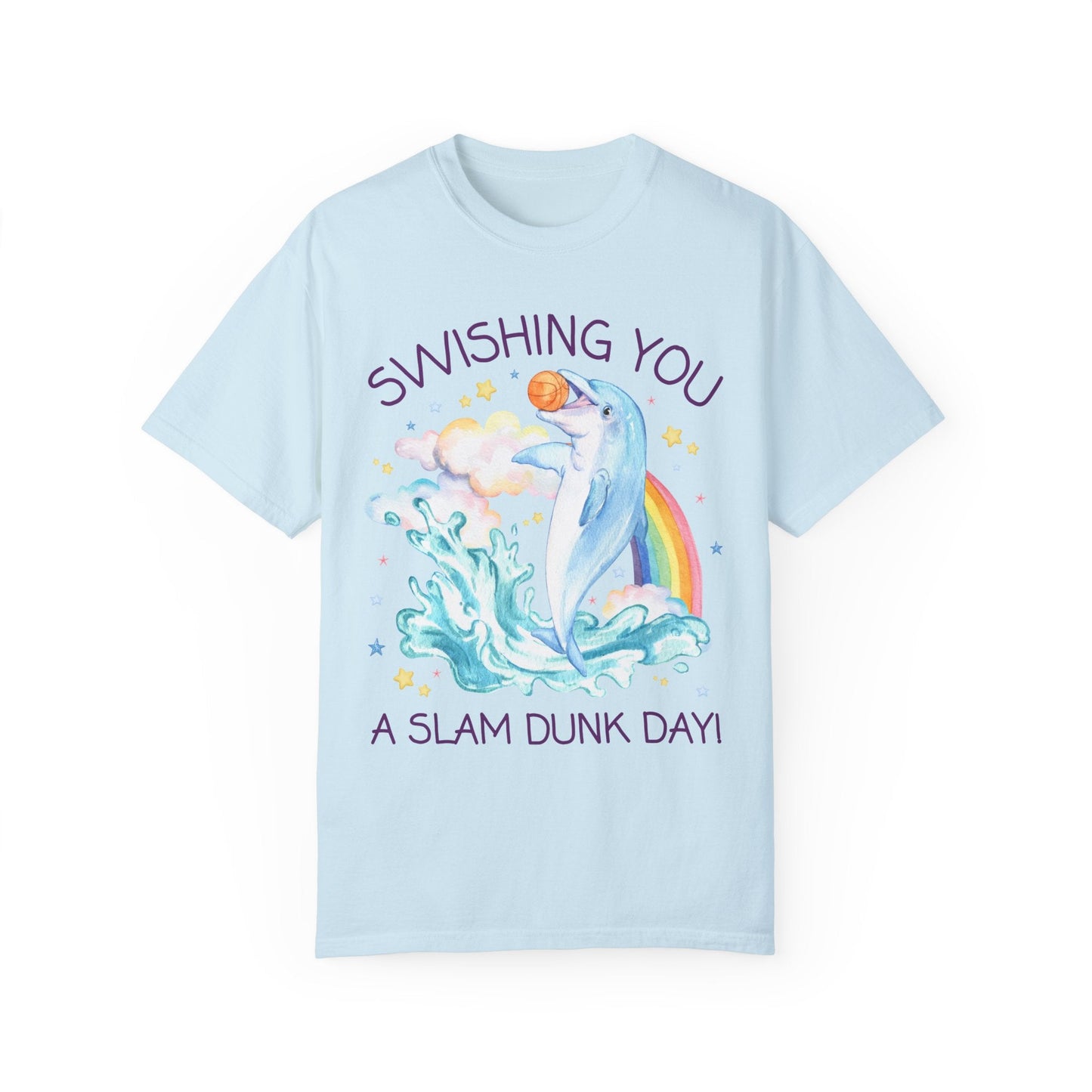 Funny Dolphin Lover Basketball T-Shirt