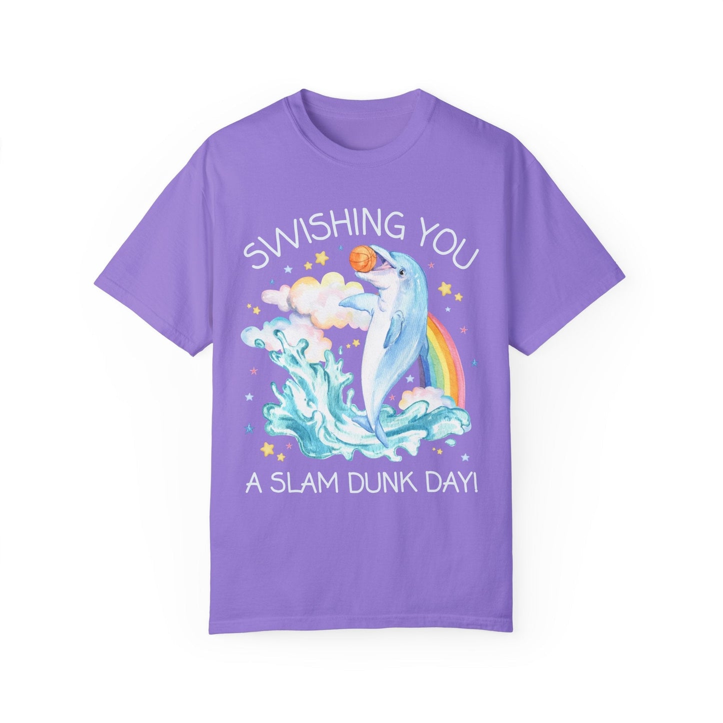 Funny Dolphin Lover Basketball T-Shirt