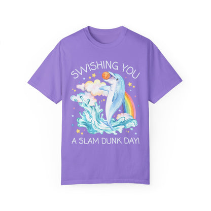 Funny Dolphin Lover Basketball T-Shirt