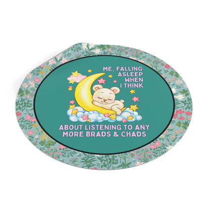 Funny Feminist Sticker with Bear
